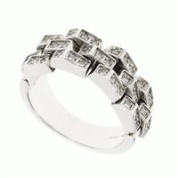 Anello Chimento Donna Double in Oro bianco Diamante 1A00246BB5-14 - 1A00246BB5-14